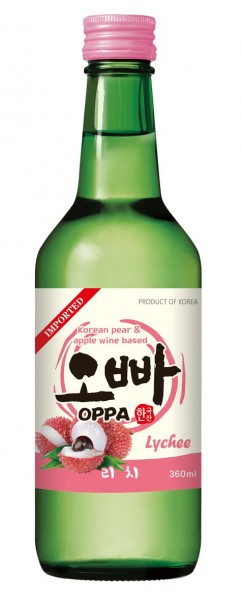 OPPA SOJU Lychee Flavour 360 ml / 12 % Korea