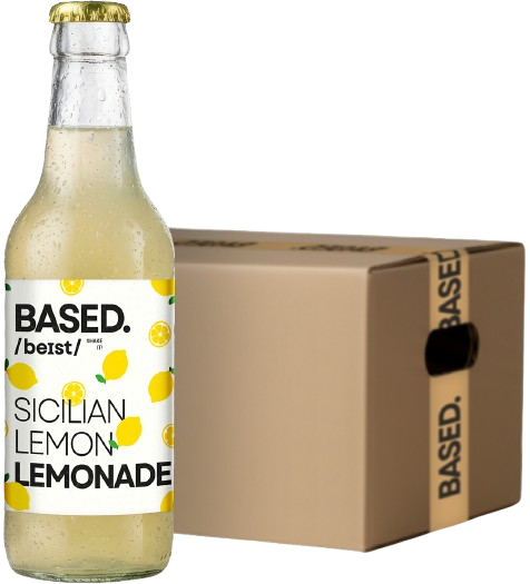 BASED. Sicilian Lemon Lemonade Kiste 24 x 330 ml Schweiz