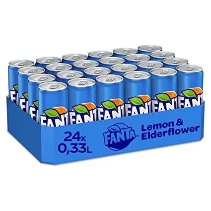 Fanta ELDERFLOWER & LEMON Kiste 24 x 330 ml UK
