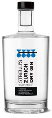 ZUERICH Dry Gin by STREULI'S Privatbrennerei 70 cl / 46 % Schweiz