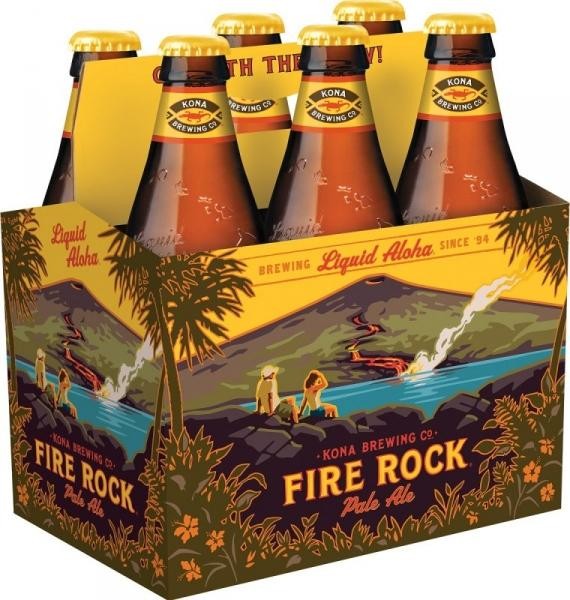 Kona Fire Rock Pale Ale Bier Kiste 24 x 355 ml / 5.8 % Hawaii