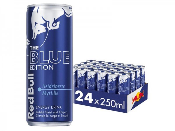 Red Bull Special The BLUE Edition Heidelbeere Energy Drink Kiste 24 x 250 ml Schweiz