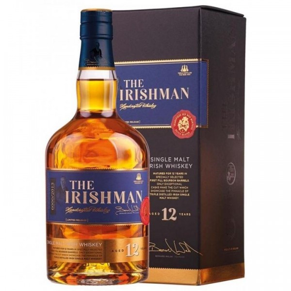 THE IRISHMAN SIngle Malt Irish Whiskey adged 12 Years 70 cl / 43 % Irland