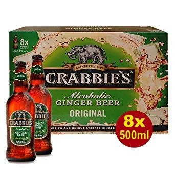 JOHN CRABBIES'S Original Alcoholic Ginger Beer Kiste 12 x 500 ml / 4 % UK