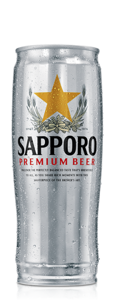 SAPPORO Premium Beer SILVER CAN 650 ml / 4.7 % Japan