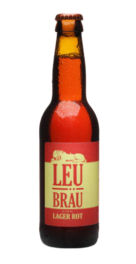 LEUBRÄU Lager ROT Kiste 24 x 330 ml / 4.8 % Schweiz