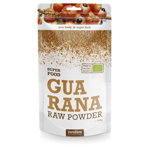 Purasana Superfood GUARANA Powder BIO 100 Gramm Brasilien