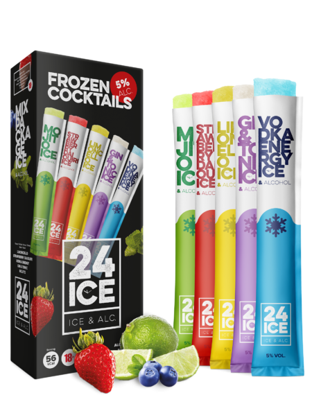 24ICE Frozen Cocktail MIXPACK 5 Sorten 5 x 65 ml / 5 % Holland