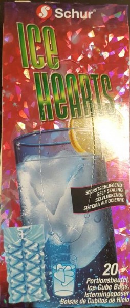 Ice HEARTS Beutel 20 Stk in Box by Schur Dänemark
