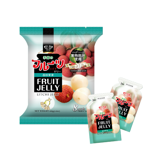 Royal Family Fruit JELLY LITCHI Box 20 x 8 Stück 160 Gramm Taiwan