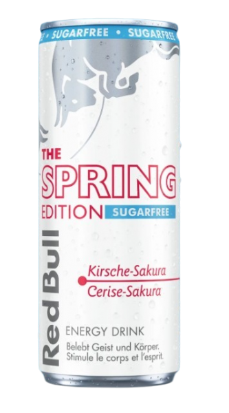 Red Bull Spring Edition KIRSCHE-SAKURA SUGARFREE Energy Drink 250 ml Schweiz