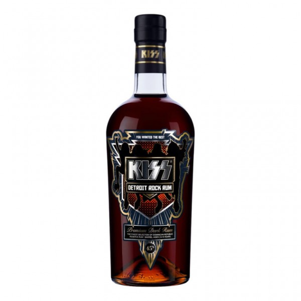 Kiss Detroit Rock Premium Dark Rum 70 cl / 45 % Dominikanische Republik