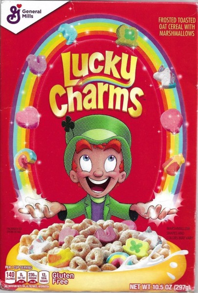 Lucky Charms Breakfast Cereals with Marshmallows Box 12 x 297 gram USA