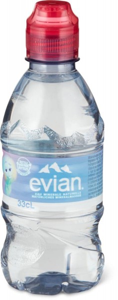 Evian mit Sportverschluss PET Kiste 24 x 330 ml Frankreich