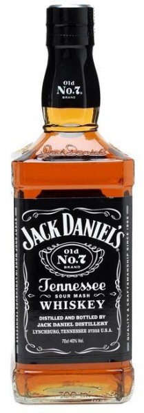 Jack Daniels old No. 7 Tennessee Whisky 70 cl / 40 % USA