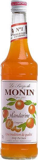 MONIN Premium Mandarine / Tangerine Sirup 70 cl Frankreich