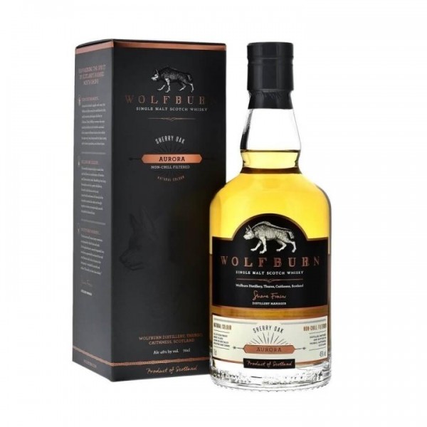 Wolfburn AURORA Aurora Sherry Oak Single Malt Scotch Whisky 70 cl / 46 % Schottland