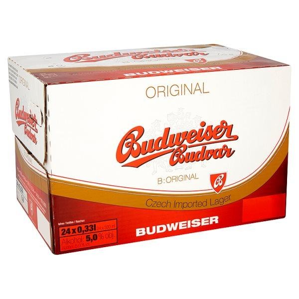 Budweiser Budvar Kiste 24 x 330 ml / 5 % Tschechien