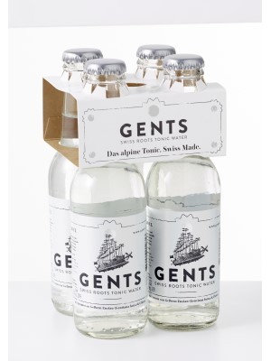 GENTS Swiss Roots Tonic Water Kiste 24 x 200 ml Schweiz