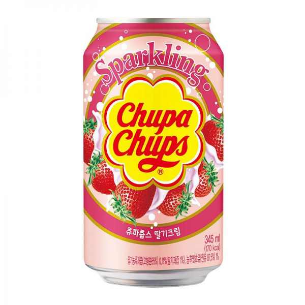 Chupa Chups STRAWBERRY Cream 345 ml Korea