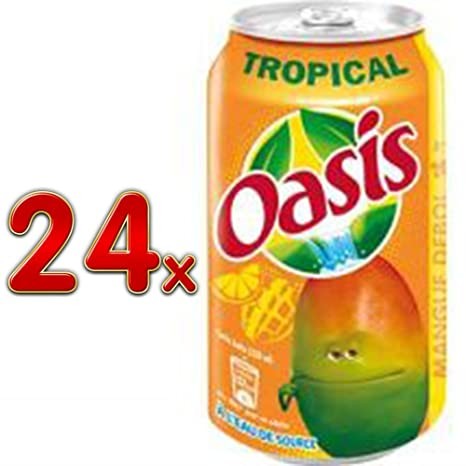 OASIS Tropical Limonade Dose Kiste 24 x 330 ml Frankreich