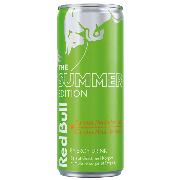 Red Bull SUMMER Edition 2024 Curuba - Holunderblüte Energy Drink 250 ml Schweiz