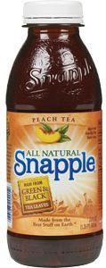 Snapple all Natural PEACH Tea PET 24 x 591 ml USA