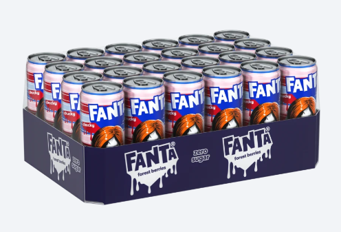 Fanta CHUCKY Special Edition Forest Berries Zero Kiste 24 x 330 ml Schweiz