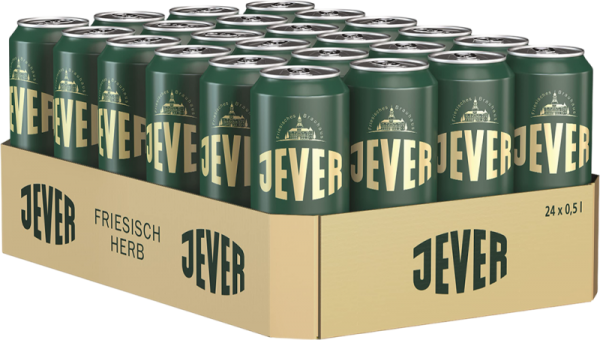 JEVER Pilsener Bier Dose Kiste 24 x 500 ml / 4.9 % Deutschland