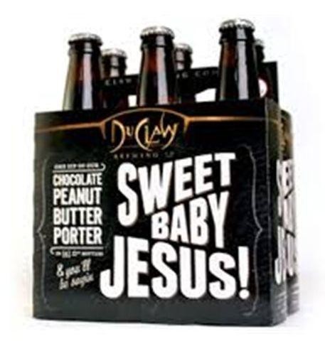 DuClaw SWEET BABY JESUS Chocolate Peanut Butter Porter Case 24 x 355 ml / 6.5 % USA