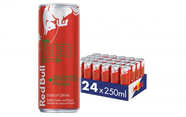 Red Bull Summer Edition 2020 WATERMELON Energy Drink Kiste 24 x 250 ml Schweiz