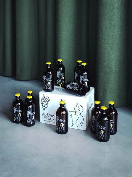 ADAM+UVA Bio Traubenschorle – WEISS ohne Alkohol Kiste 24 x 330 ml Schweiz