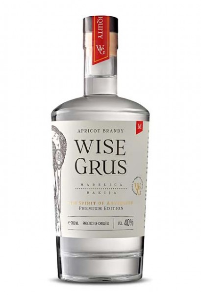 Wise Grus Premium APRICOT Marelica BRANDY 70 cl / 40 % Kroatien