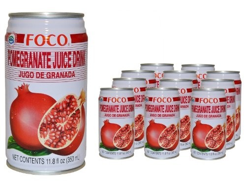 FOCO GRANATAPFEL Nectar Drink Kiste 24 x 350 ml Thailand