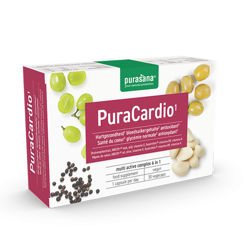 Purasana PuraCARDIO 5 in 1 Vitamin Complex Vegetarian 30 capsules - 16.9 grams