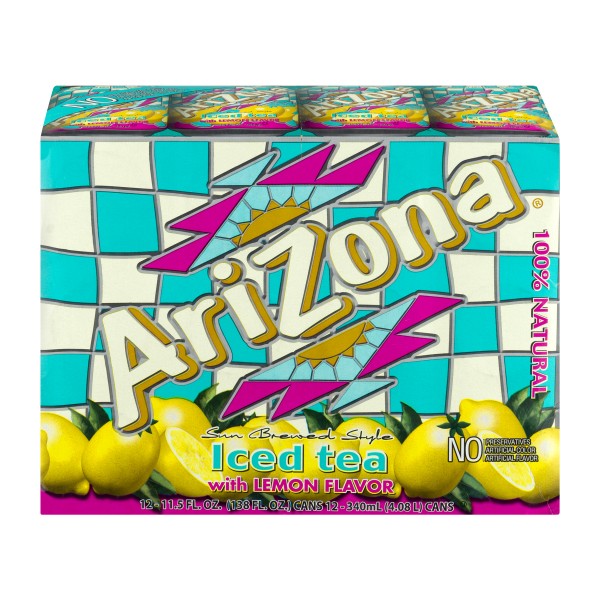 Arizona Iced Tea LEMON Flavor Kiste 24 x 680 ml USA