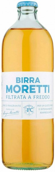 Birra MORETTI FILTRATA A FREDDO Bier 300 ml / 4.3 % Italien