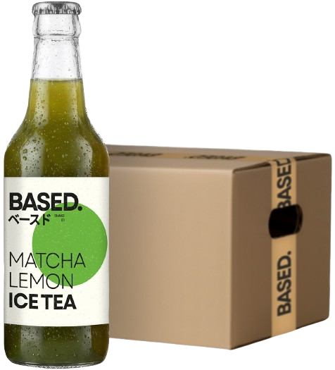 BASED. Matcha Lemon Tea Kiste 24 x 330 ml Schweiz