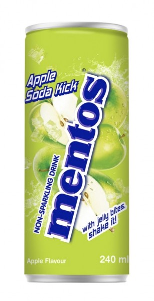 MENTOS Apple Soda Kick Kiste 24 x 240 ml Korea