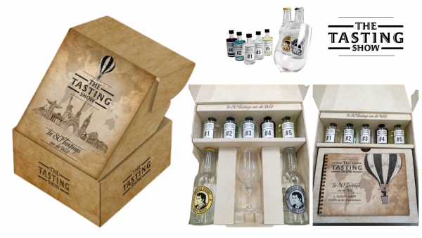 The Tasting Show TASTING BOX SCHWEIZER GIN 5 x 5 cl / 35 % Schweiz