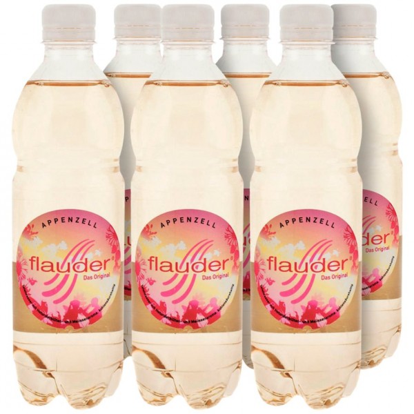 flauder Holunderlimonade aus Appenzell PET 24 x 500 ml Schweiz