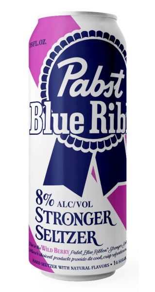 Pabst Blue Ribbon Stronger Hard Seltzer WILD BERRY 470 ml / 8 % USA