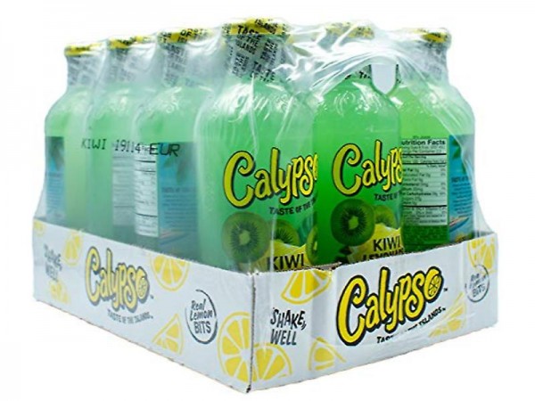 CALYPSO KIWI Lemonade Kiste 12 x 473 ml USA