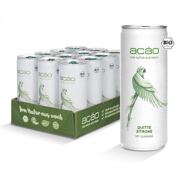 ACAO Smart Drink BIO QUITTA - ZITRONE Kiste 24 x 250 ml Deutschland