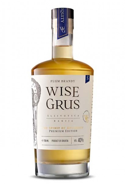 Wise Grus Premium PLUM Sljivovica BRANDY 70 cl / 40 % Kroatien
