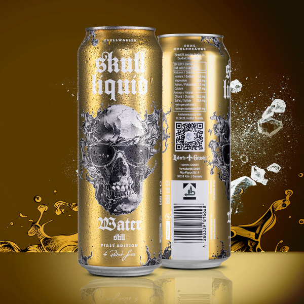 Skull Liquid Wasser STILL Kiste 12 x 568 ml Deutschland
