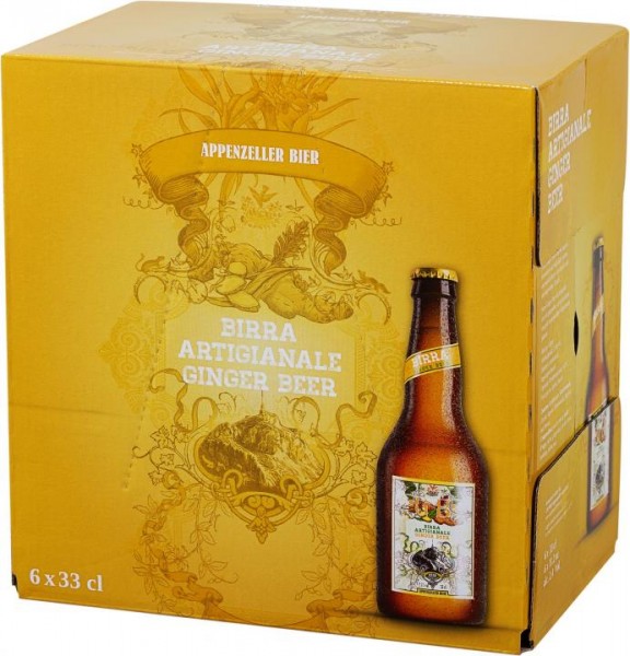 Appenzeller GINGER BEER Kiste 24 x 330 ml / 2.4 % Schweiz