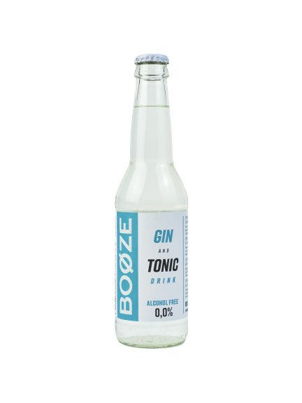 BOOZE GIN TONIC Non-Alcoholic Carbonated Drink 330 ml Poland