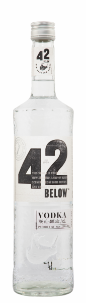 42 BELOW Vodka 70 cl / 40 % Neuseeland