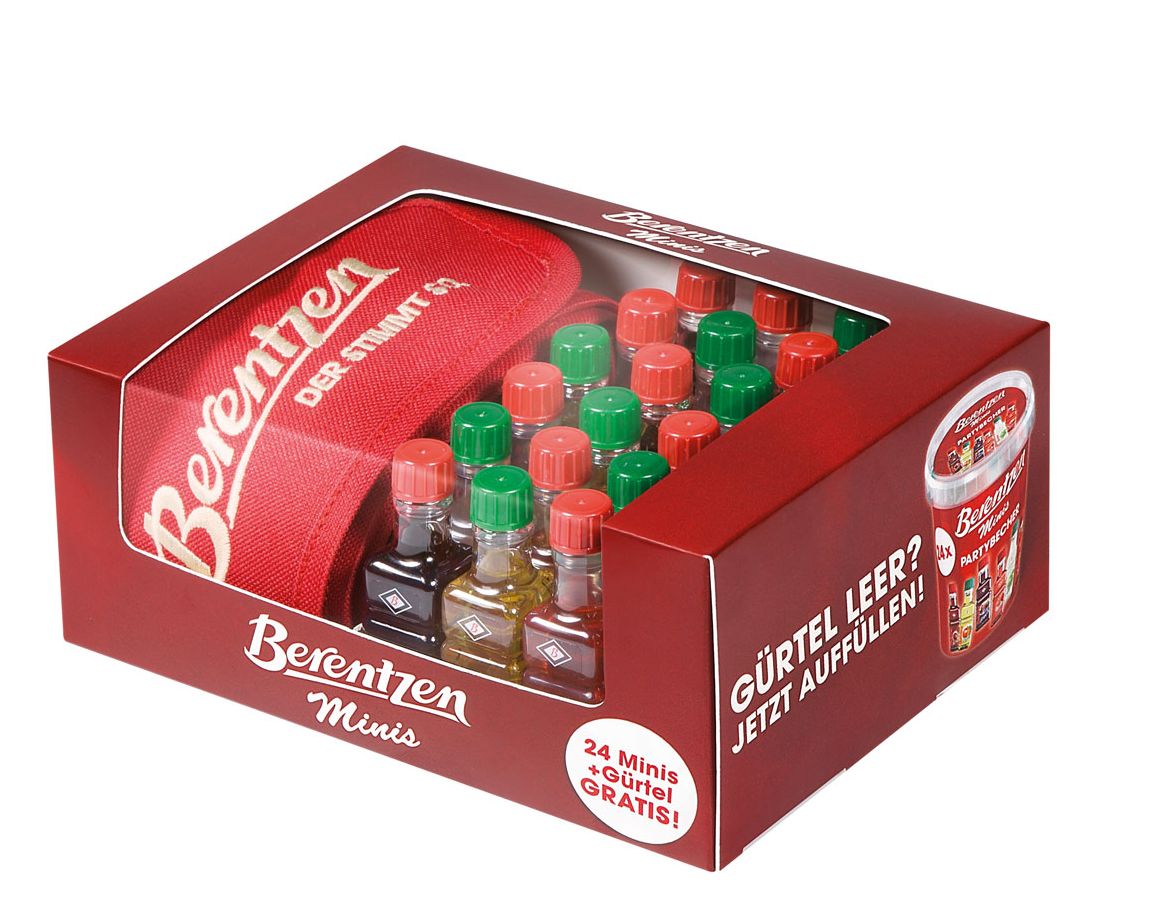 Berentzen Shot GURT mit PET Shot Flaschen 24 x 2 cl / 16 % Deutschland |  Shots | Drink-Shop